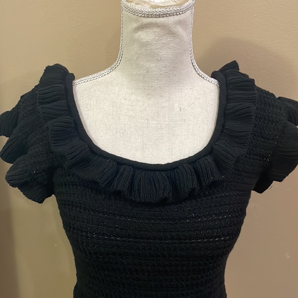 H&M NWT Knot Ruffle Top - Picture 3 of 12